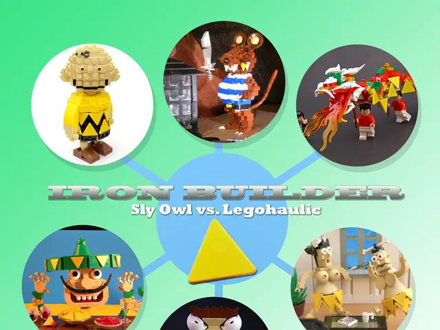 In this picture I can see a poster on which I can see some toys and some text.